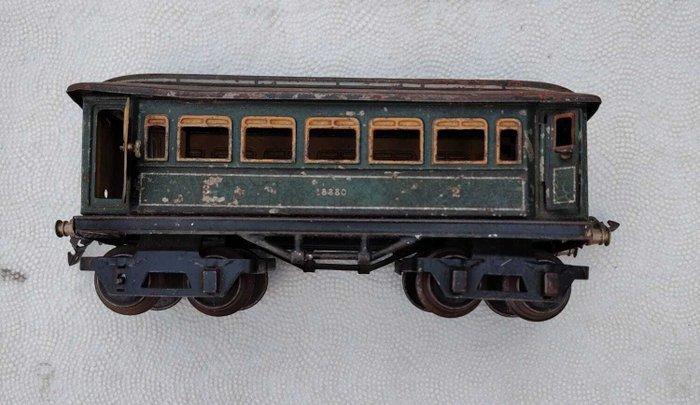 Märklin 0 - Treinset (2) - Twee vintage tinplate, Antiek en Kunst, Antiek | Speelgoed