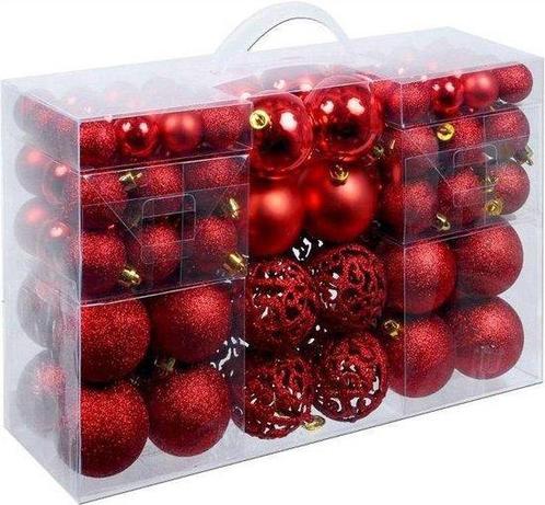 Tweedekans | Christmas Gifts Kerstballen Set Rood - 100, Diversen, Kerst, Ophalen of Verzenden