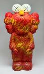 Alvin Silvrants (1979) - Kaws Elmo graffiti Statue / Money