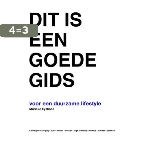 Dit is een goede gids voor een duurzame lifestyle, Boeken, Hobby en Vrije tijd, Gelezen, Verzenden