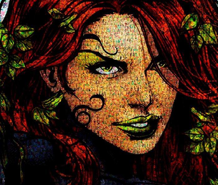 David Law - Crypto Poison Ivy & Superman, Antiek en Kunst, Kunst | Designobjecten