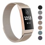 DrPhone Fitbit Charge 3 / Charge 3 SE Magnetische Milanese, Verzenden