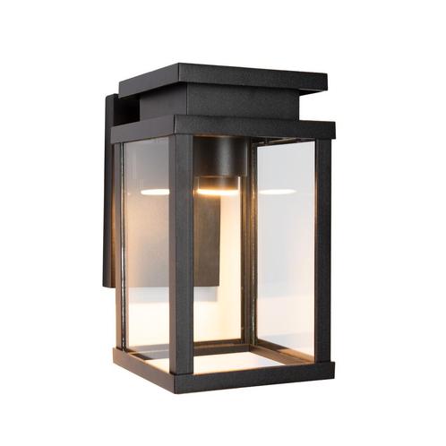 Strak & modern Jersey Muurlamp Zwart met Onzichtbare LED, Tuin en Terras, Buitenverlichting, Verzenden