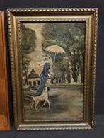 Europese school (XX) - Lotto di due dipinti