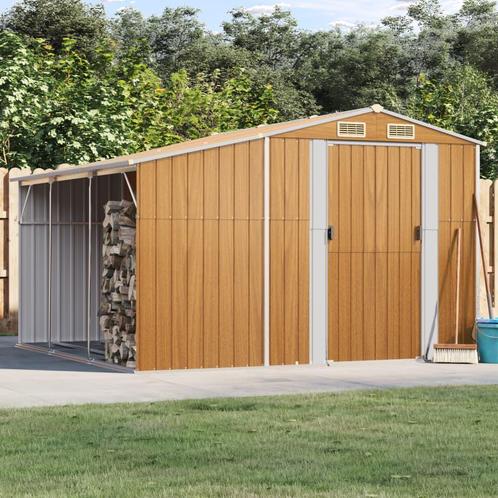 vidaXL Tuinschuur 277x279x179 cm gegalvaniseerd staal, Tuin en Terras, Tuinhuizen, Nieuw, Verzenden