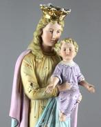 Beeldje, Maria met Kind - 44 cm - Biscuit porselein