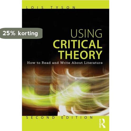 Using Critical Theory 9780415616171 Lois Tyson, Boeken, Taal | Engels, Zo goed als nieuw, Verzenden