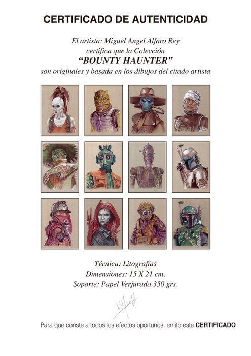 Miguel Ángel Alfaro Rey - Star Wars - Lithography Set of 12, Collections, Cinéma & Télévision