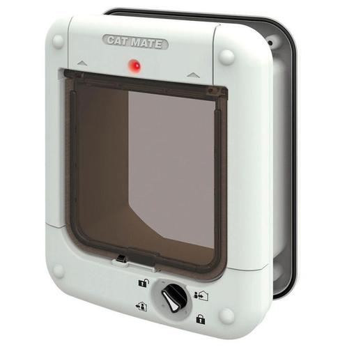 Chatière 4 voies catmate à micropuce, blanche - kerbl, Dieren en Toebehoren, Katten-accessoires