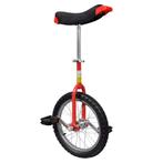 vidaXL Monocycle ajustable rouge 16 pouces, Verzenden, Neuf