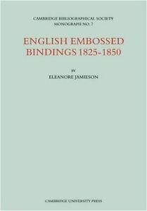 English Embossed Bindings 1825 50, Jamieson, Eleanore, Boeken, Overige Boeken, Zo goed als nieuw, Verzenden