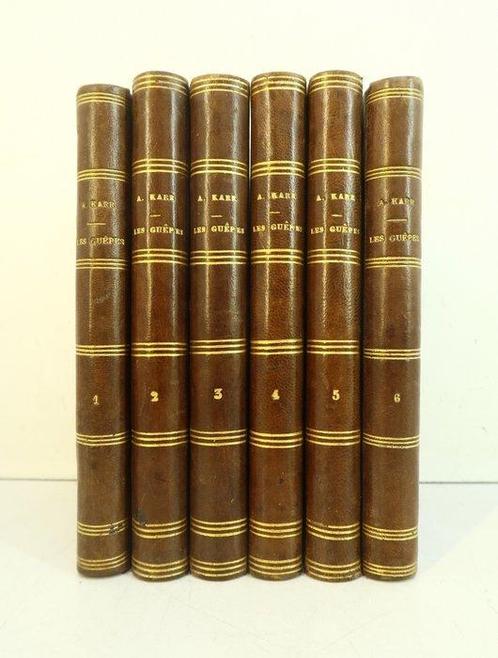 Alphonse Karr - Les Guêpes [revue satirique] - 1858-1883, Antiek en Kunst, Antiek | Boeken en Manuscripten