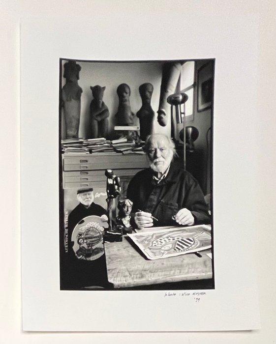 Nico Koster (1940) - Le peintre Cobra Guillaume Corneille, Antiquités & Art, Art | Objets design