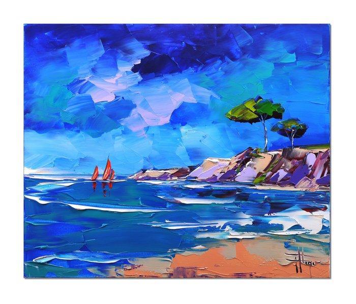 Olivier Pfleger - Mandrafina  Voiles de St-Tropez, Antiek en Kunst, Kunst | Designobjecten