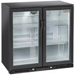 Barkoelkast | BACK BAR | 201L | Zwart | +1°C/+10°C |, Zakelijke goederen, Verzenden, Nieuw in verpakking