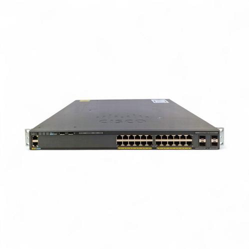 Cisco Catalyst 2960 - 24x 1Gb BASE-T Port, 4x 1Gb SFP Port,, Computers en Software, Netwerk switches, Refurbished, Verzenden