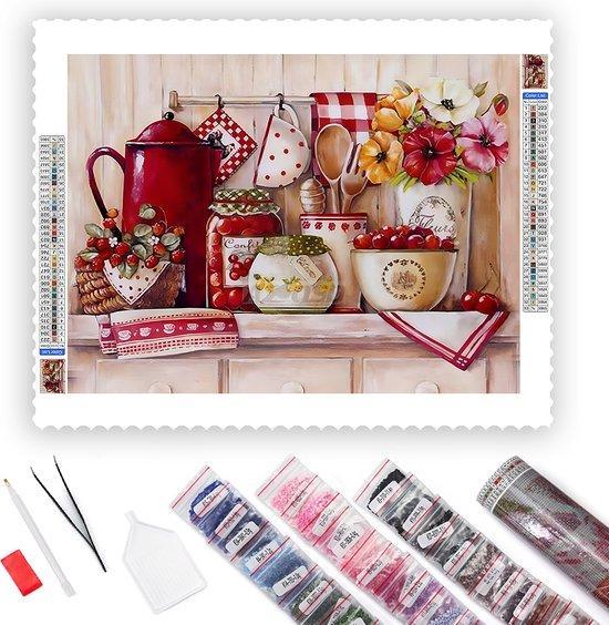 2dekans | Vivora Diamond Paint Tekening - 5D - 10x10x5 cm, Boeken, Hobby en Vrije tijd, Ophalen of Verzenden