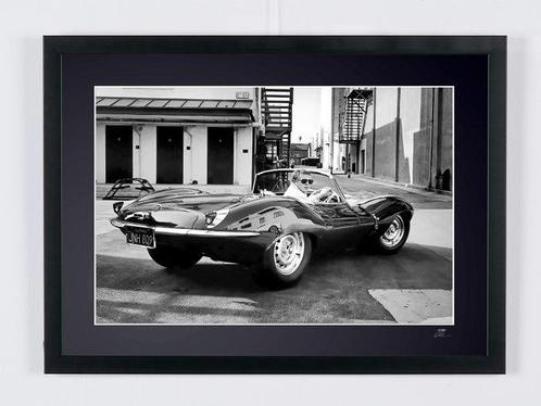 Steve McQueen and 1956 Jaguar Xkss - Fine Art Photography -, Verzamelen, Film en Tv