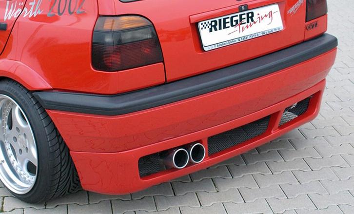 Rieger achteraanzetstuk | Golf 3: 08.91-09.97 - 3-drs., 5-dr, Auto diversen, Tuning en Styling, Verzenden