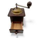 Koffiemolen - Hout, Koper - Handkoffiemolen, Antiek en Kunst