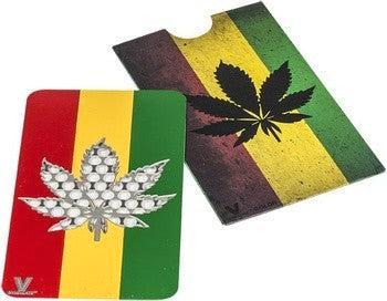 Card Kruidengrinder - Rasta Leaf, Verzamelen, Rookartikelen, Aanstekers en Luciferdoosjes, Nieuw, Verzenden