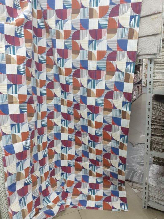 Meubelstof - 5 m - 1,4 m - Meerdere abstracte geometrische, Antiek en Kunst, Antiek | Tapijten, Tafelkleden en Textiel