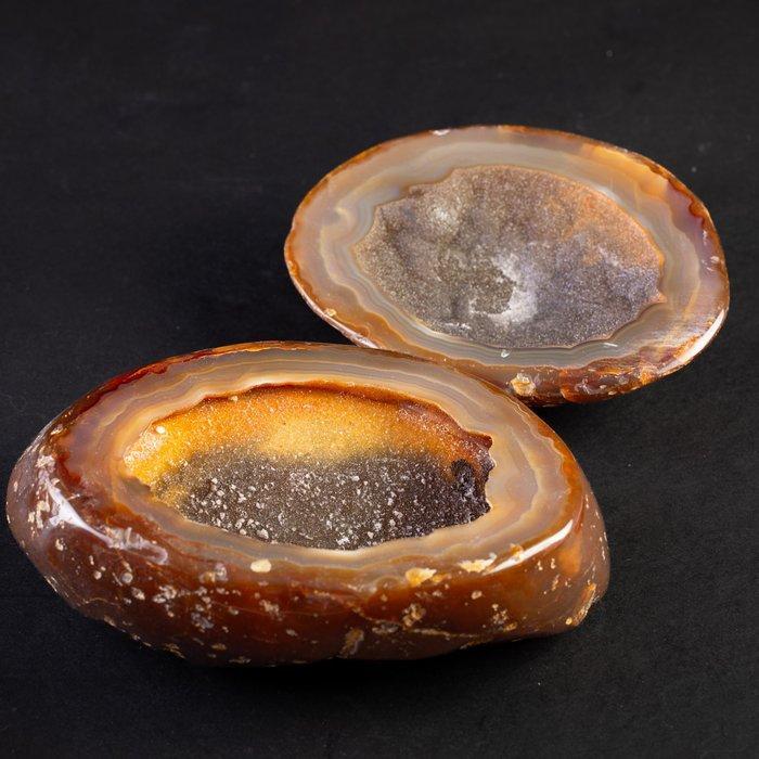 A Golden Agata Geode Polished Agata Geode - Eerste kwaliteit, Collections, Minéraux & Fossiles