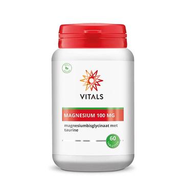 Magnesium (bisglycinaat met taurine) 100 mg - 60 tabletten, Ophalen of Verzenden