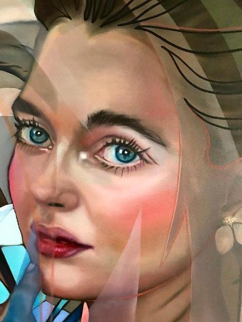 Valentina Andrees - Vorhang auf, Antiek en Kunst, Kunst | Schilderijen | Modern