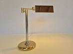 Bureaulamp - Chroom, Messing, Metaal, Antiek en Kunst