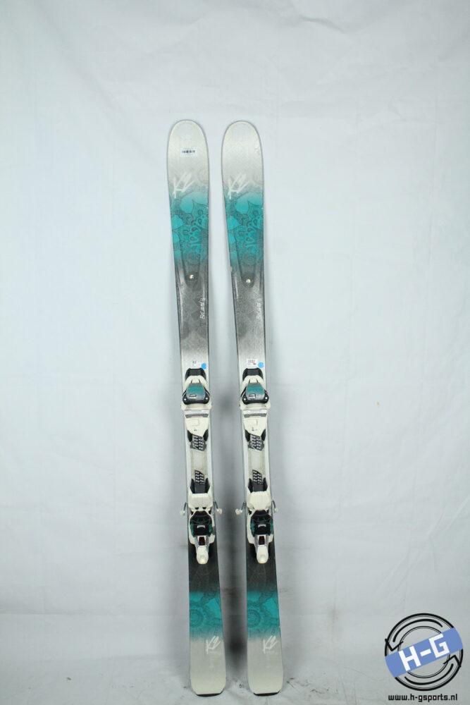 Refurbished - Ski - K2 Be luved 78 - 163, Sport en Fitness, Skiën en Langlaufen, Ski, 160 tot 180 cm, Gebruikt, Overige merken