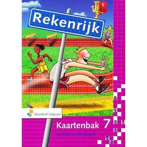 Rekenrijk versie 3 Antwoordenboek Kaartenbak groep 7, Boeken, Schoolboeken, Verzenden