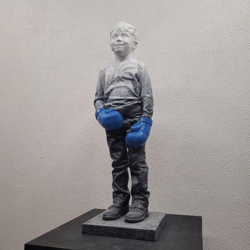 Mark Sugar - Carefree child (Blue boxing style 62), Antiek en Kunst, Kunst | Schilderijen | Modern