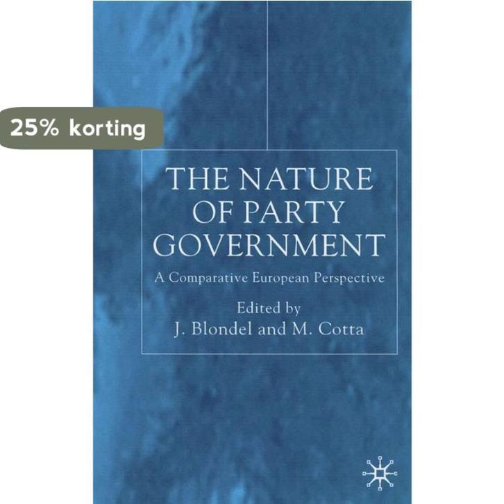 The Nature of Party Government 9780333681992 Jean Blondel, Boeken, Taal | Engels, Gelezen, Verzenden