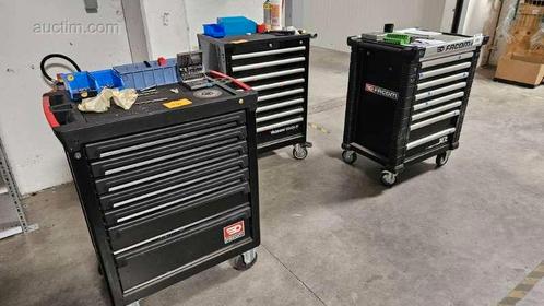 diverse gereedschapskarren (3x)  FACOM en RONIN..., Doe-het-zelf en Bouw, Gereedschap | Overige machines, Ophalen