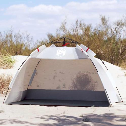vidaXL strandtent 2-persoons waterdicht snelontgrendeling, Caravans en Kamperen, Tenten, Nieuw, Verzenden