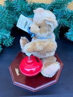 Schuco Teddybeer met tol op Schuco display, Tricky teddybeer