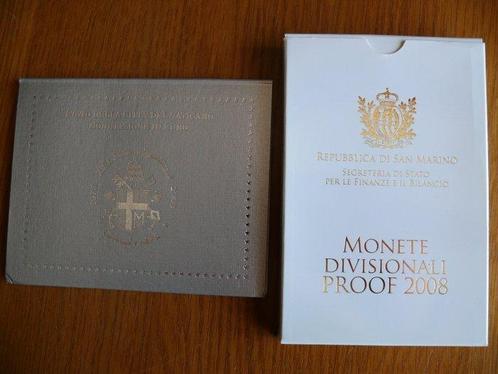 San Marino, Vaticaan. Probe Set / Year Set (BU) 2003/2008 (2, Postzegels en Munten, Munten | Europa | Euromunten