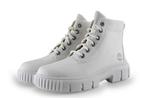 Timberland Boots in maat 38½ Wit, Kleding | Dames, Verzenden, Wit, Overige typen, Zo goed als nieuw