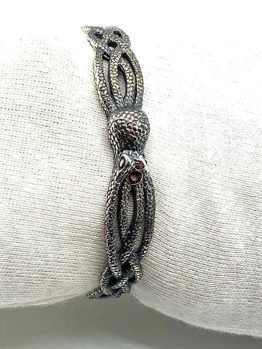 Zonder Minimumprijs - Armband - 18 karaat Geel goud, Zilver, Handtassen en Accessoires, Armbanden