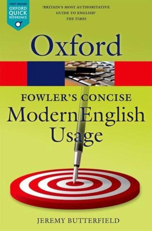 Fowlers Concise Dictionary of Modern English Usage, Boeken, Overige Boeken, Zo goed als nieuw, Verzenden