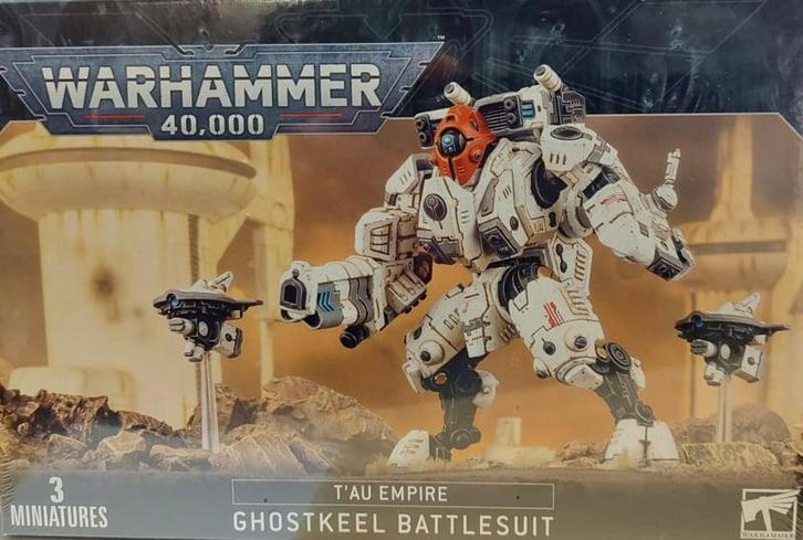 Tau Empire XV95 Ghostkeel Battlesuit (Warhammer Nieuw), Hobby en Vrije tijd, Wargaming, Ophalen of Verzenden