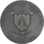 Kameroen. 3000 Francs 2018 Year of the Dog - Antique finish,, Postzegels en Munten