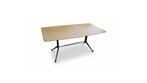 Tafel - Hout, Metaal, Messing - 1950s Mid-Century Design -