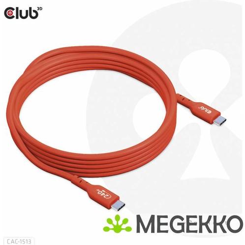 CLUB3D USB2 Type-C Bi-Directional USB-IF Certified Cable, Informatique & Logiciels, Ordinateurs & Logiciels Autre, Envoi
