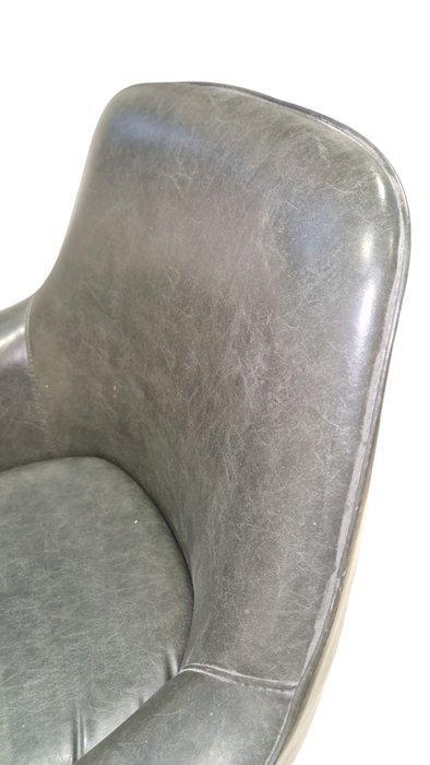 Fauteuil - Leder, Antiek en Kunst, Kunst | Designobjecten