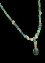 Oud-Romeins Groen Glas Kralenketting (Zonder Minimumprijs)