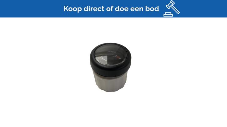 Bieden: VDO Ocean Line waste water guage black 12V - N02230, Watersport en Boten, Navigatiemiddelen en Scheepselektronica, Ophalen of Verzenden