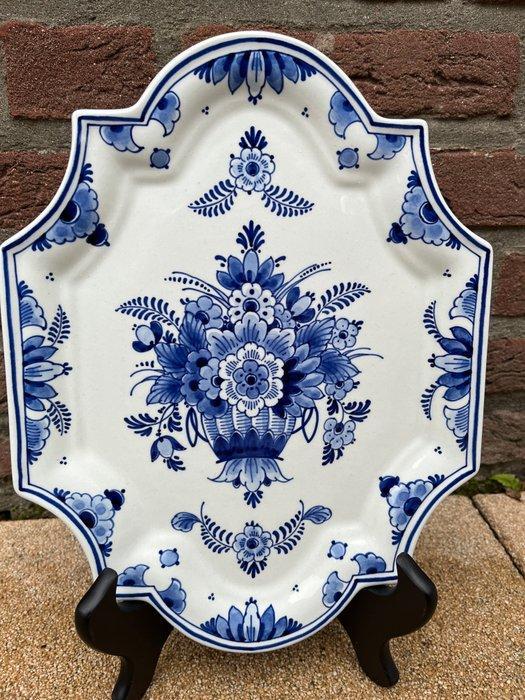 De Porceleyne Fles, Delft - Bord - Delfts blauw wandapplique, Antiek en Kunst, Antiek | Glaswerk en Kristal