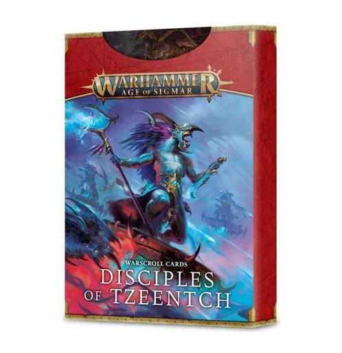 Age of Sigmar Disciples of Tzeentch Warscroll cards, Hobby & Loisirs créatifs, Wargaming, Enlèvement ou Envoi